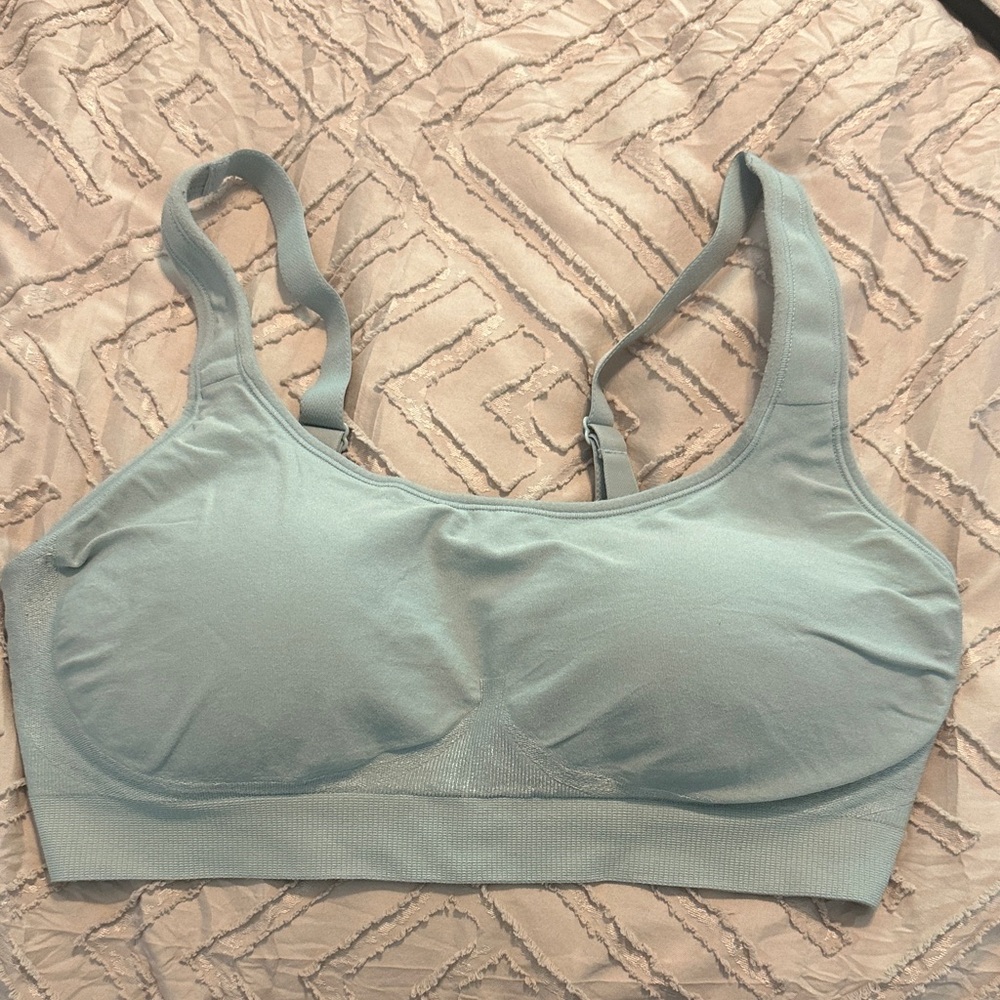 Shapermint Seafoam Seamless Wireless Support Bra
